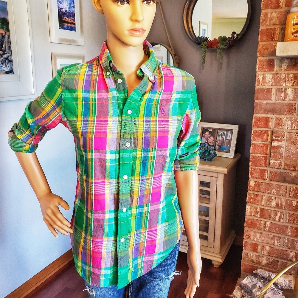 Ralph Lauren Blue Label Checkered Button-down